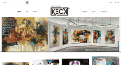 Desktop Screenshot of keckfineart.com